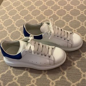 Blue Alexander McQueens shoes